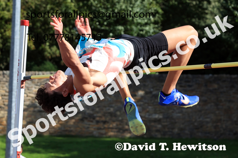 Decathlon high jump, 2025 EAP International Combined Events, Hexham, Northumberland.  Photo: David T. Hewitson/Sports for All Pics